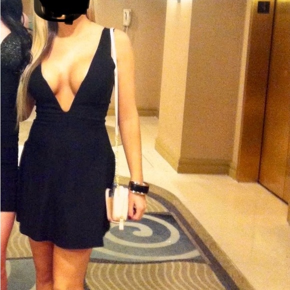 Foreign Exchange Dresses & Skirts - Foreign Exchange Black Mini Dress